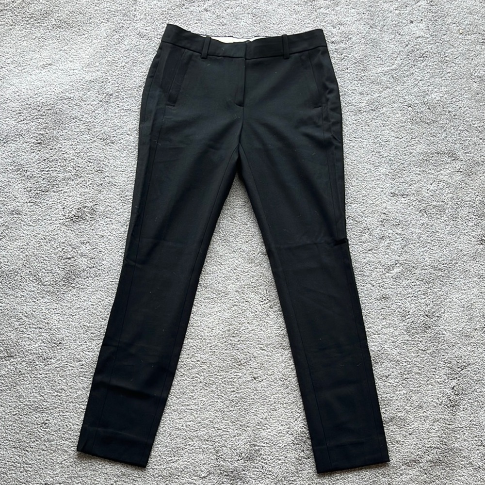 J. Crew Black Tailored Trousers